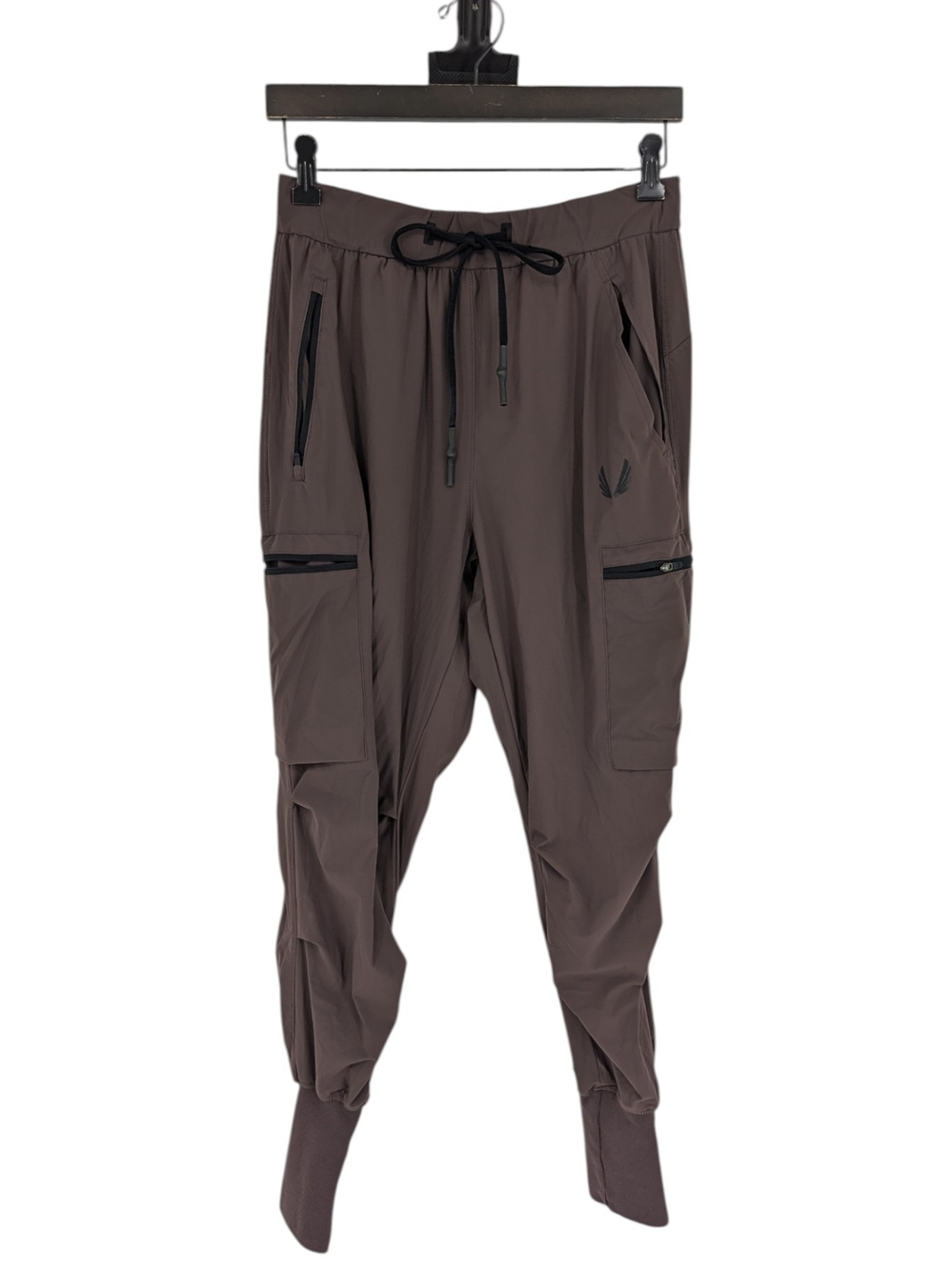 00191 ASRV Cargo Workout Track Pant Brown size Small activewear gym athletic